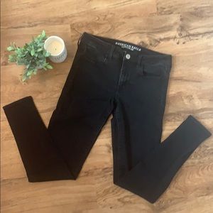American Eagle Black Skinny Jeggings